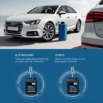 AdBlue Kanister und Audi A4