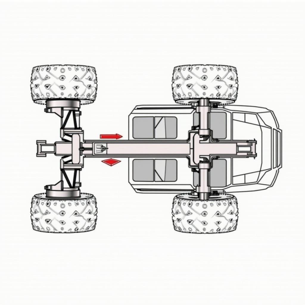 Allradantrieb der Mercedes G-Klasse