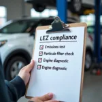 Antwerpen LEZ Fahrzeug Checkliste