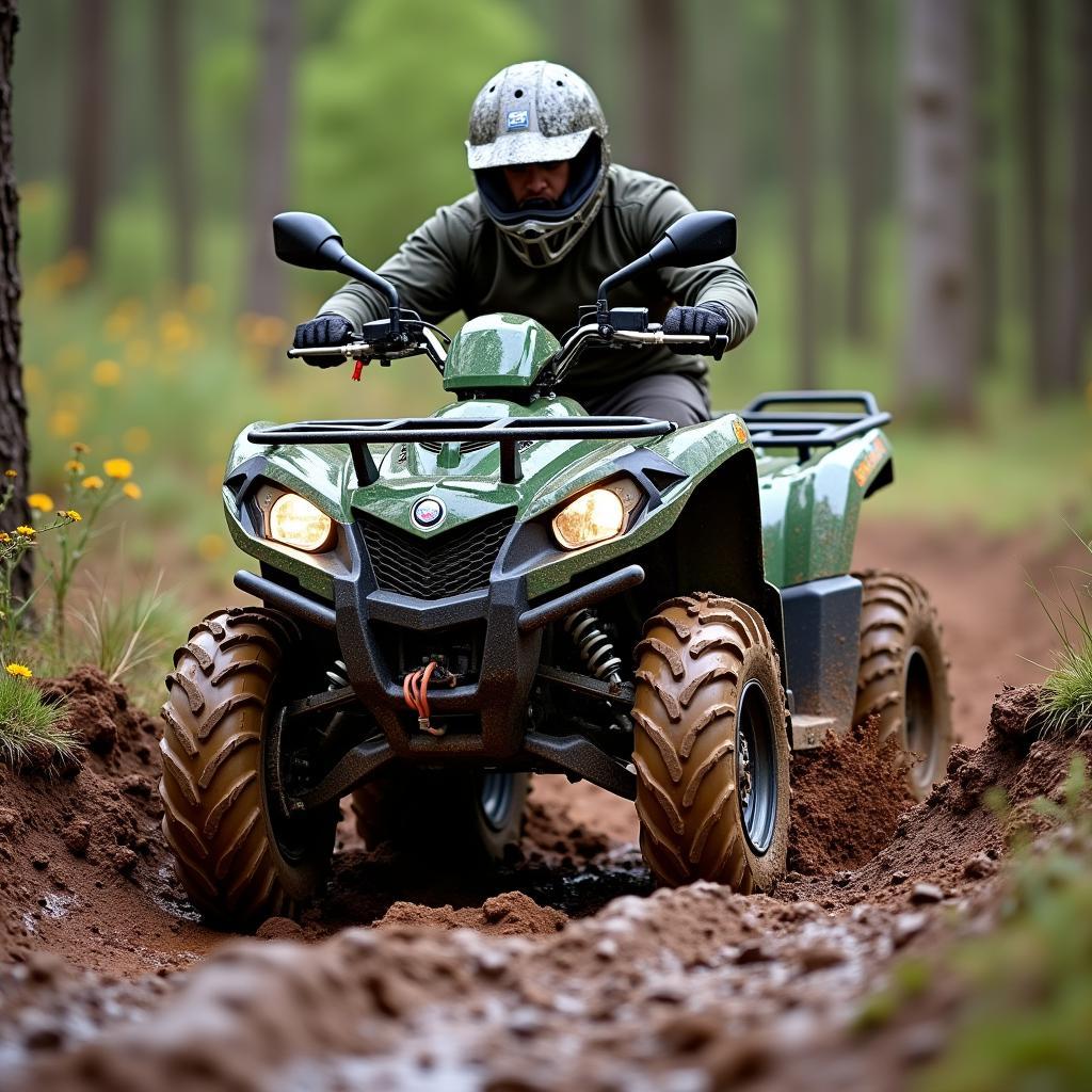 Arctic Cat 400 im Gelände