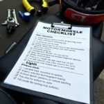 Checkliste für die Motorrad-AU