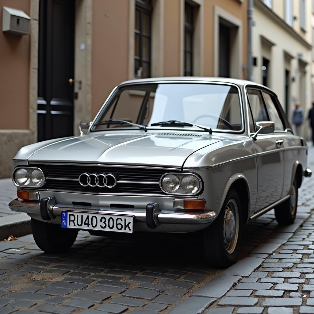 Elegantes Design des Audi A100 Coupé