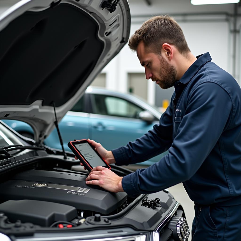 Audi A4 2.0 TFSI 190 PS Werkstatt Reparatur: Fehlersuche und -behebung