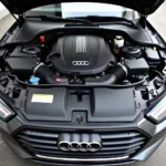 Audi A4 8E B7 Motorraumansicht