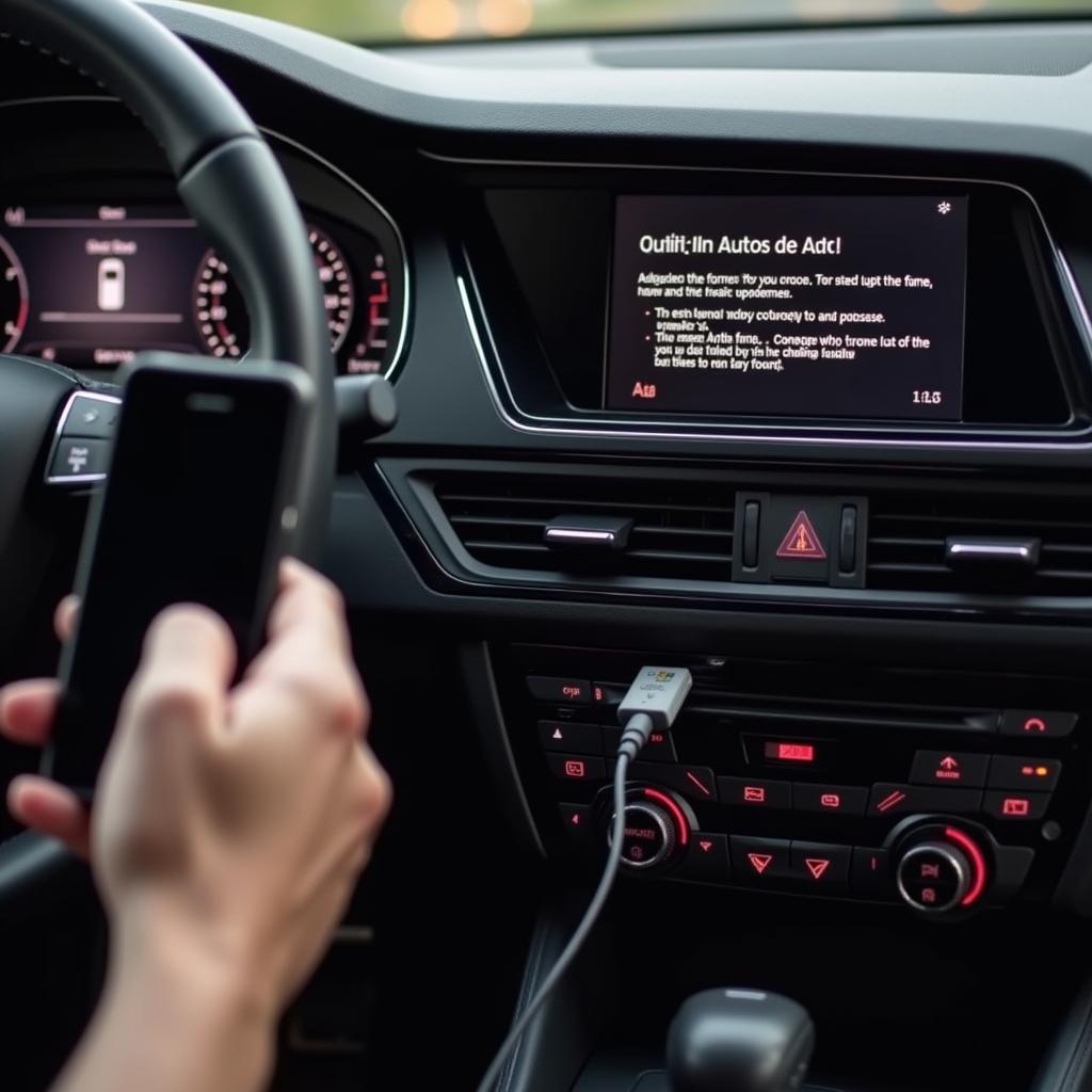 Solução de problemas de conexão do Android Auto no Audi A4