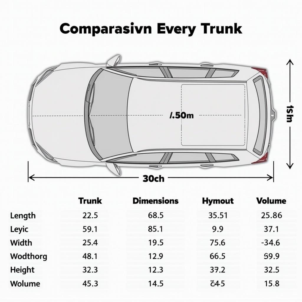 Vergleich der Kofferraummaße des Audi A4 Avant B9 mit anderen Fahrzeugen