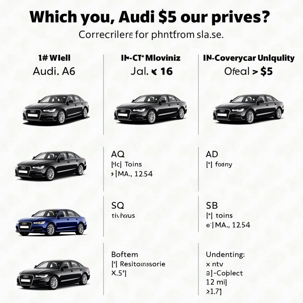 Kosten und Preise für den Audi A6