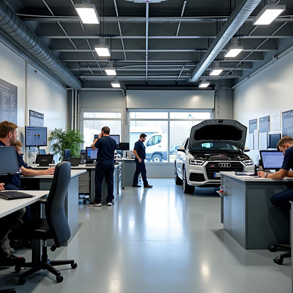 Audi Center Dortmund Hülpert AZ GmbH Werkstatt