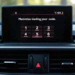 Audi Code Eingabe am Radio