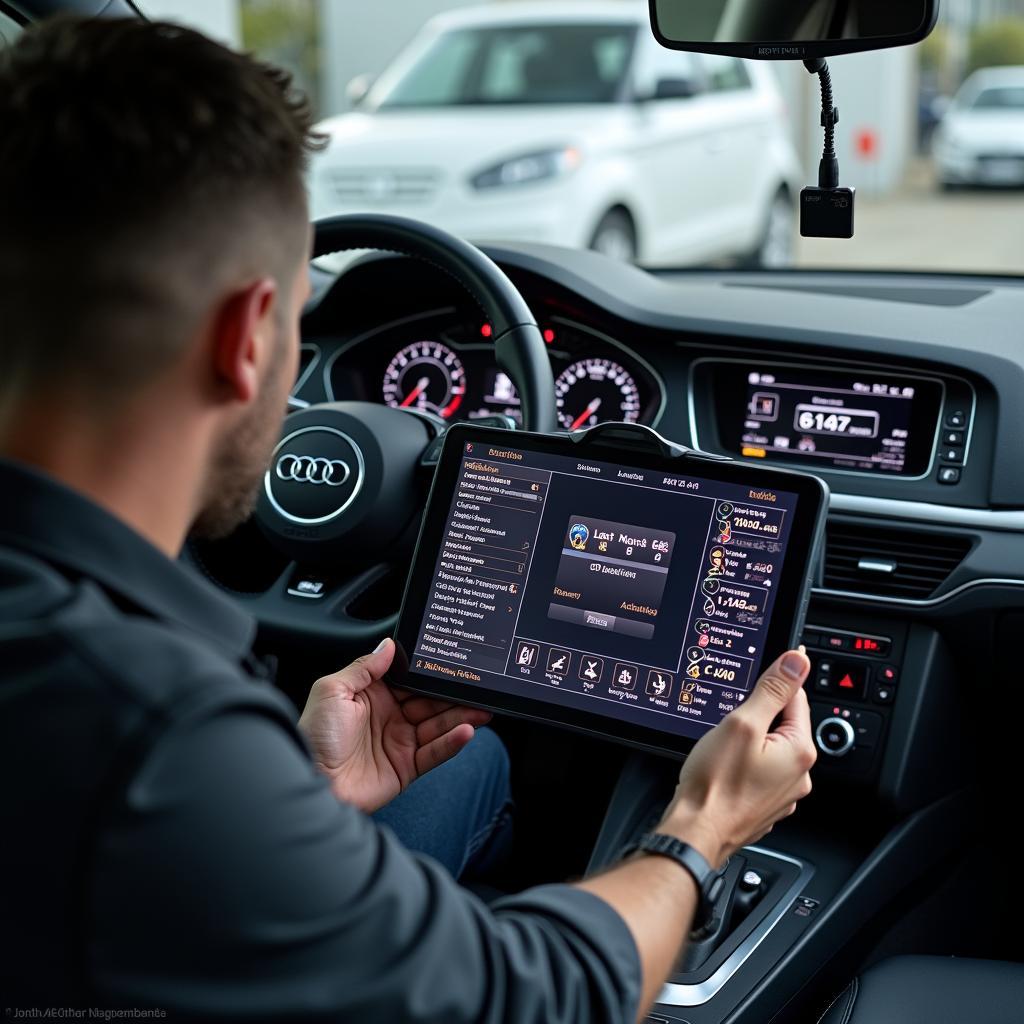 Moderne Audi Diagnose in Hof