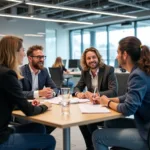 Team-Meeting bei Audi Neckarsulm