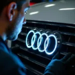 Reparatur des Audi LED Logos