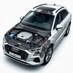 Audi Q3 Hybrid Motorraum