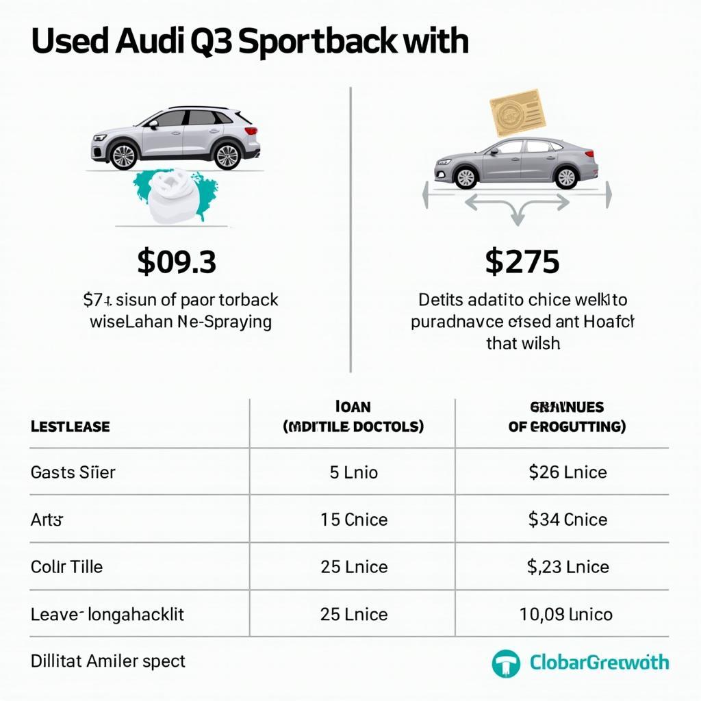 Finanzierungsoptionen für den Audi Q3 Sportback Jahreswagen