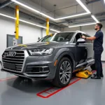 Audi Q7 Höhenmessung