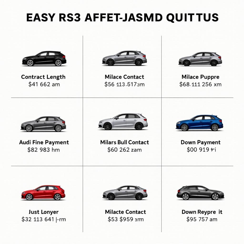 Audi RS3 Leasing Optionen: Ein Überblick über die verschiedenen Leasingmodelle.