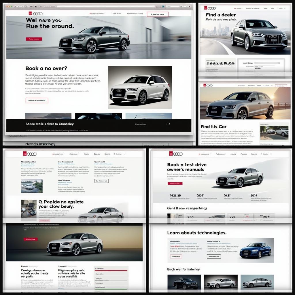 Audi Web Funktionen