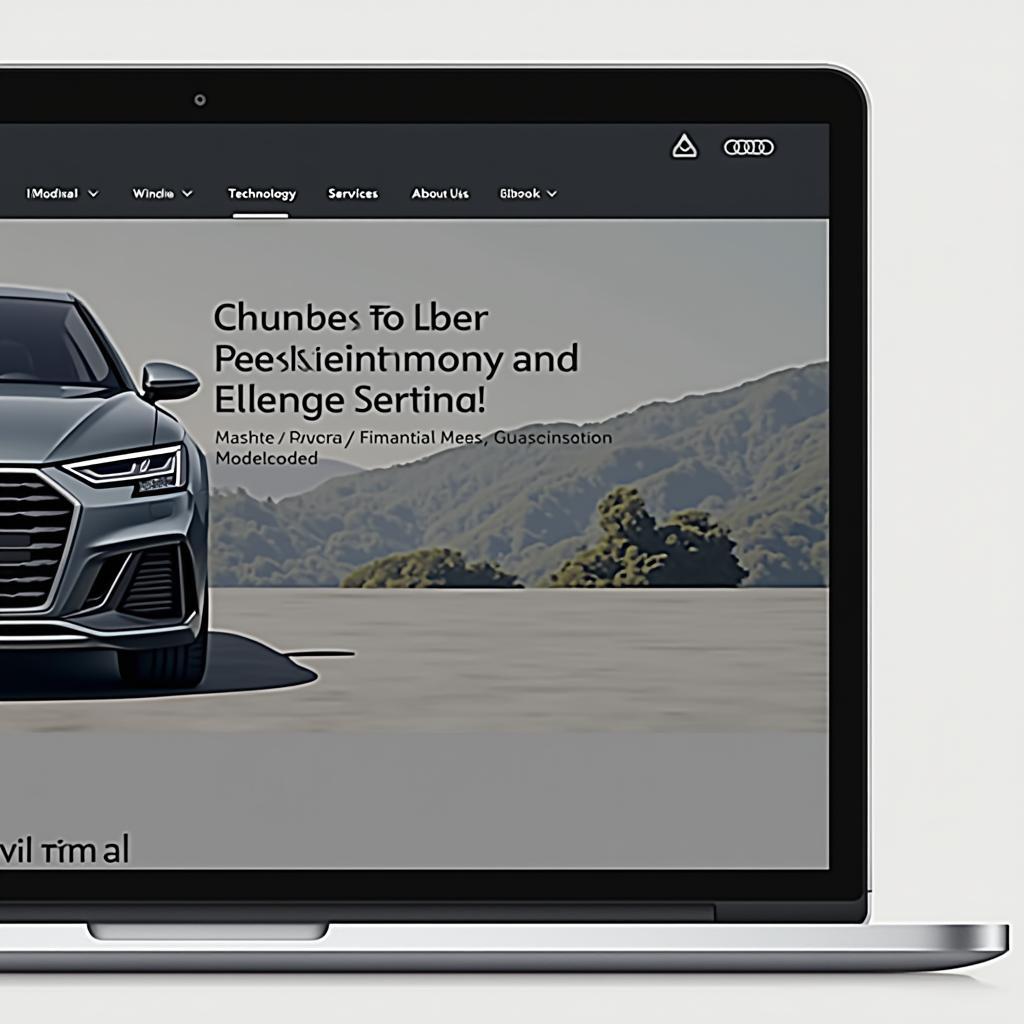 Audi Web Navigation