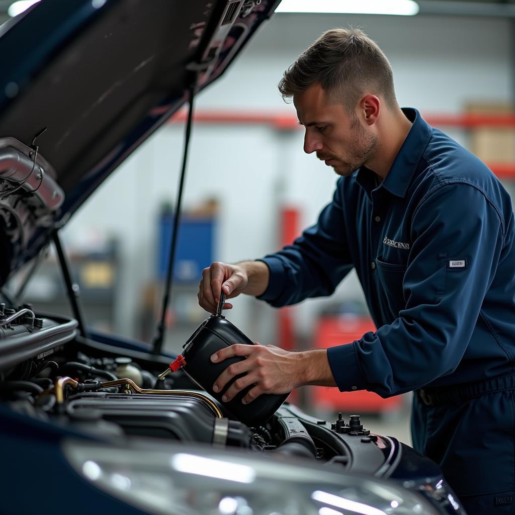 Auto Motor Ölwechsel Werkstatt