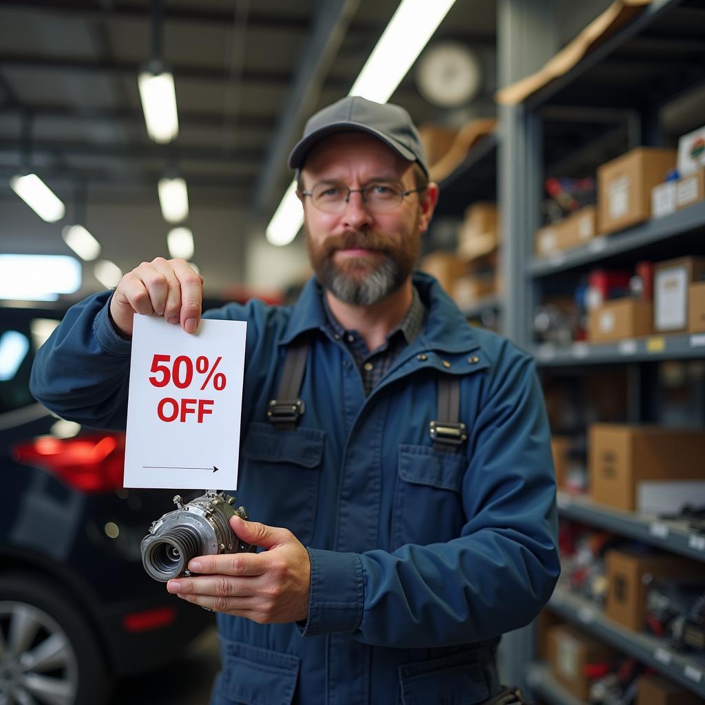 Auto Rabatt für Werkstattersatzteile