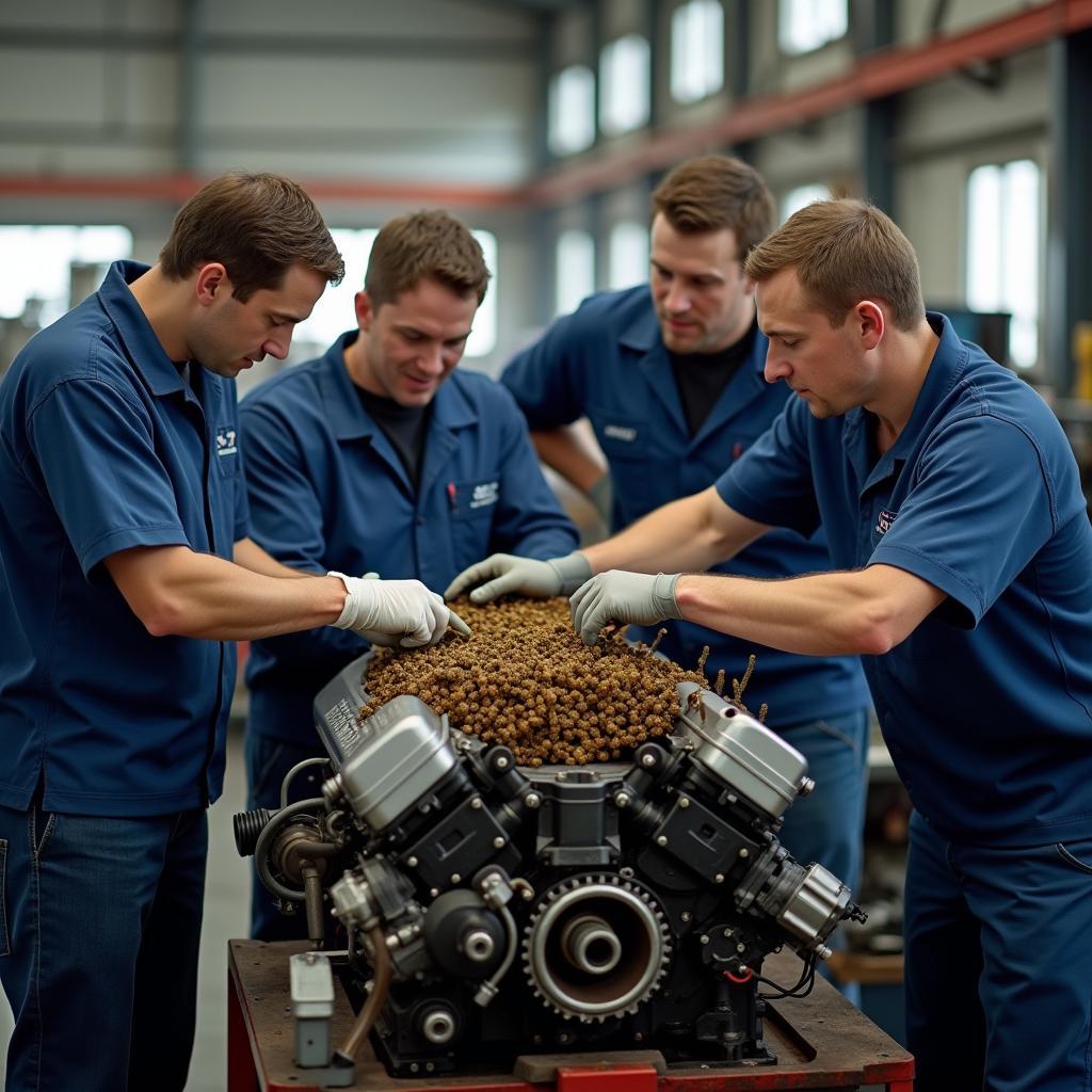 Teamwork in der Autowerkstatt: Inspiriert von der Kommunikation der Bienen