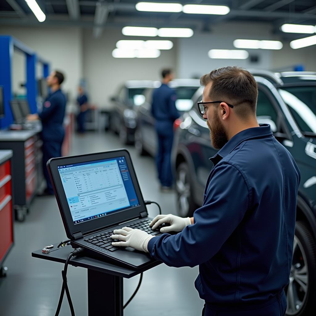 Auto Reparatur Werkstatt