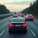 Richtiges Einordnen auf der Autobahn