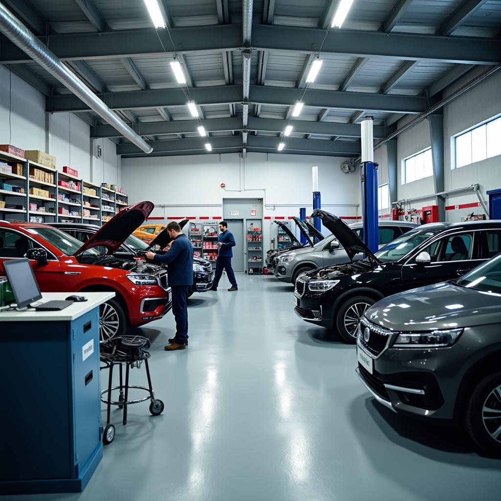 Kfz-Werkstatt Service der Autohaus Rost GmbH