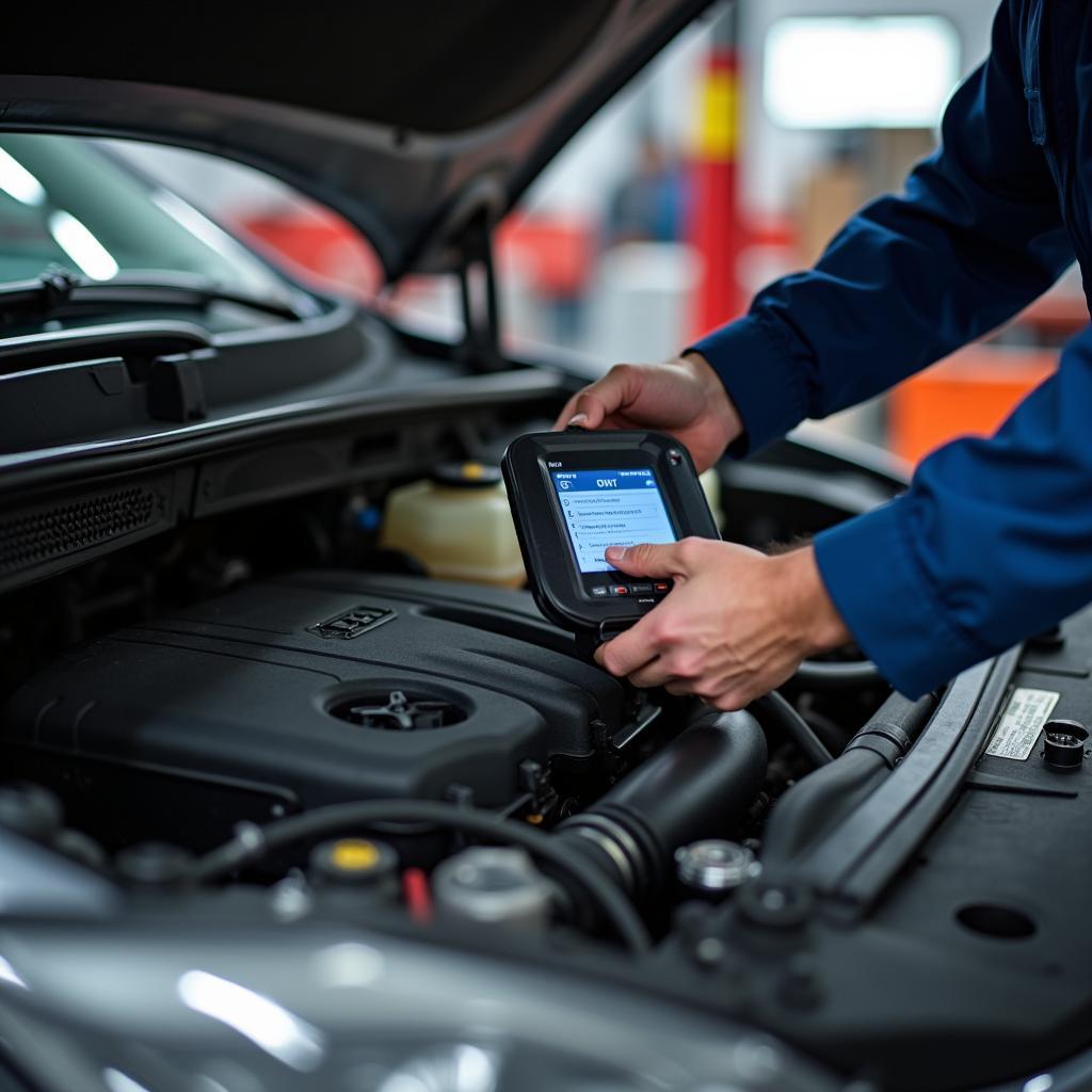 Moderne Diagnosegeräte auf der Automobil Messe Erfurt