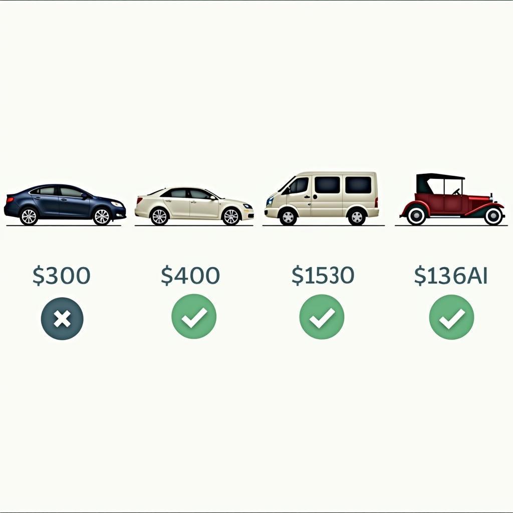 Autotransport Kosten und Fahrzeugtyp