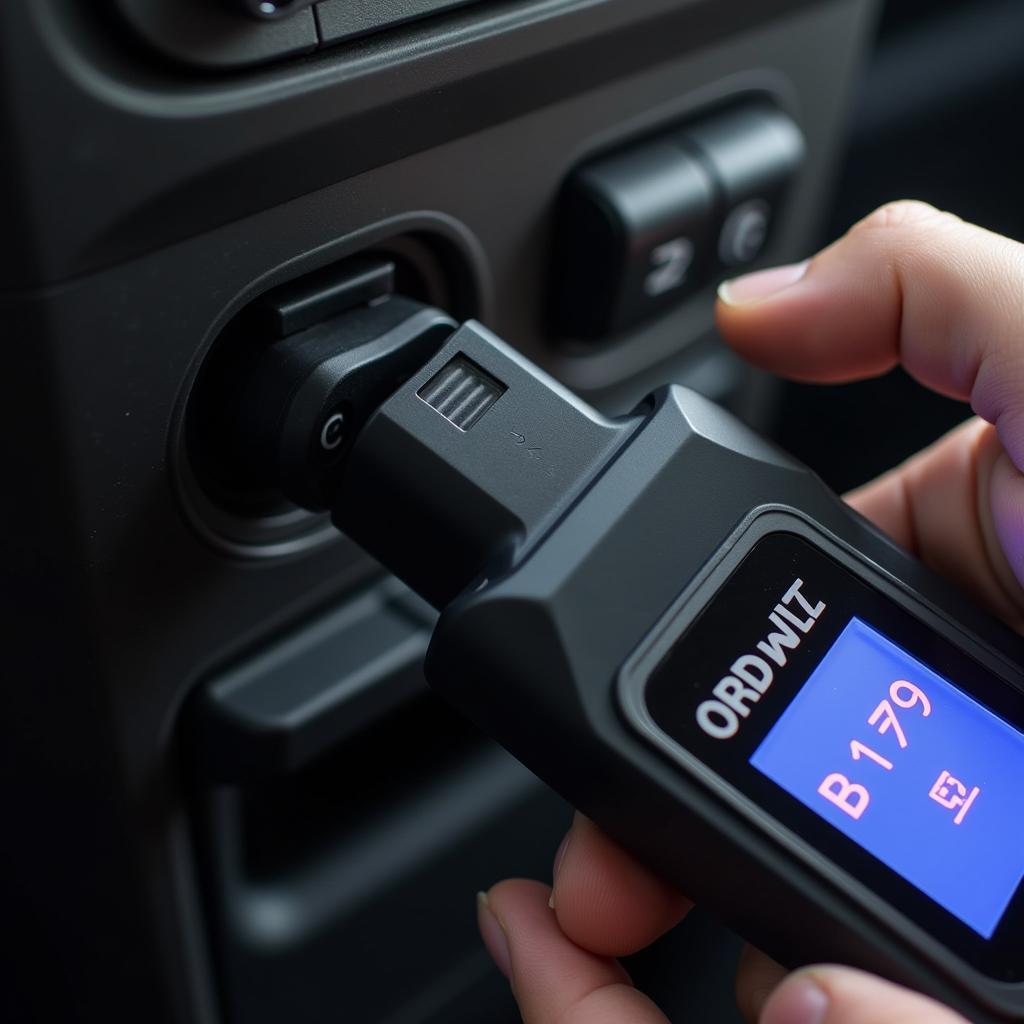 Diagnose des B179 Fehlercodes mit einem OBD-II-Scanner