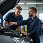 Sicherheitsbelehrung in der Kfz-Werkstatt