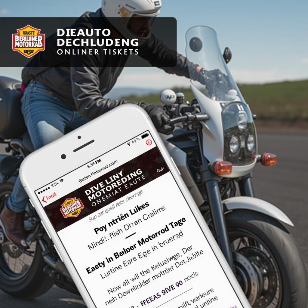 Online Tickets für die Berliner Motorrad Tage