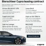 Bierschneider Cupra Leasing Vertrag