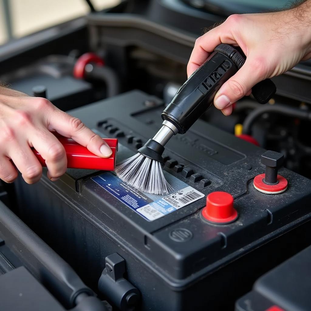 Wartung einer Big Batterie