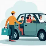 Mitfahrgelegenheit mit BlaBlaCar für Automechaniker