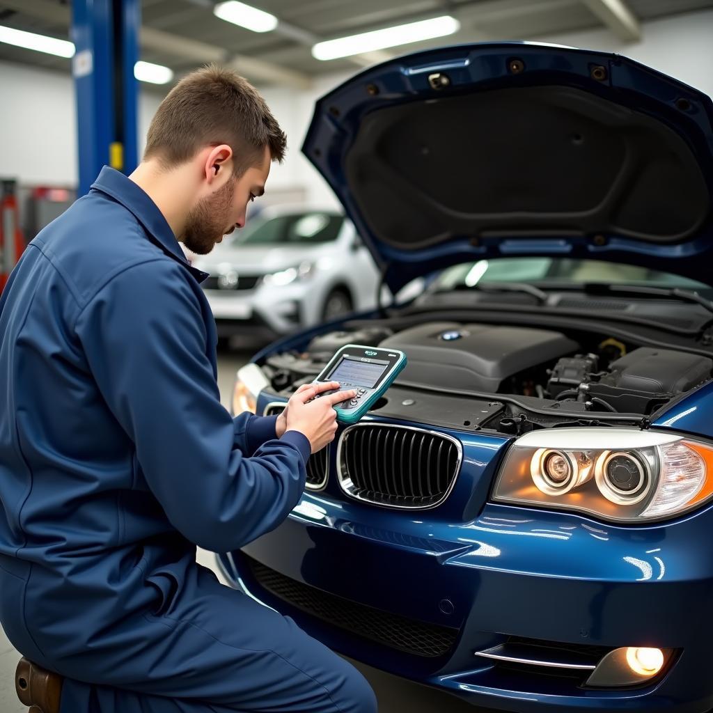 BMW 118i 2009 Werkstatt Reparatur