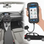 BMW 220i Active Tourer Diagnosegerät Anschluss