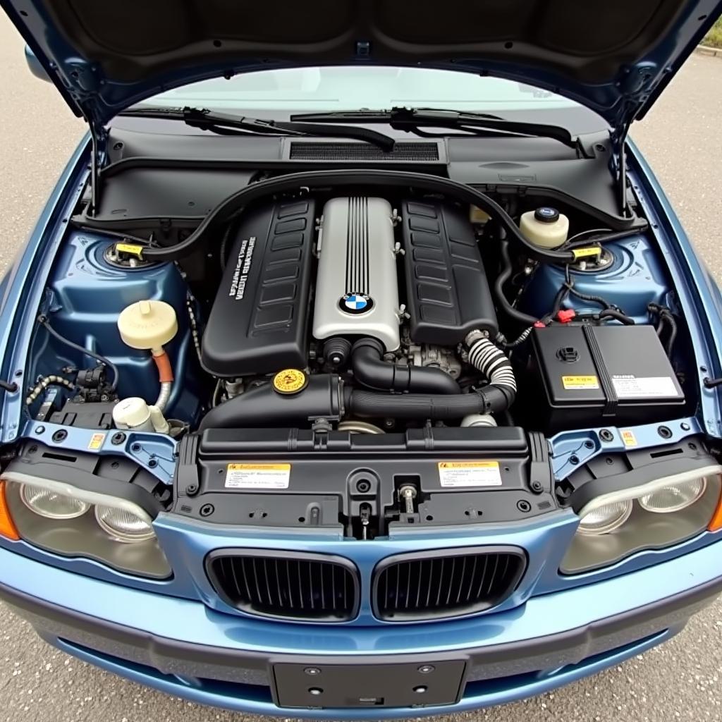 BMW 318i E46 Motorraum