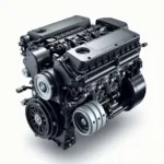 BMW 340d Motor Leistung: Detailansicht des leistungsstarken 3.0-Liter-Reihensechszylinder-Dieselmotors.