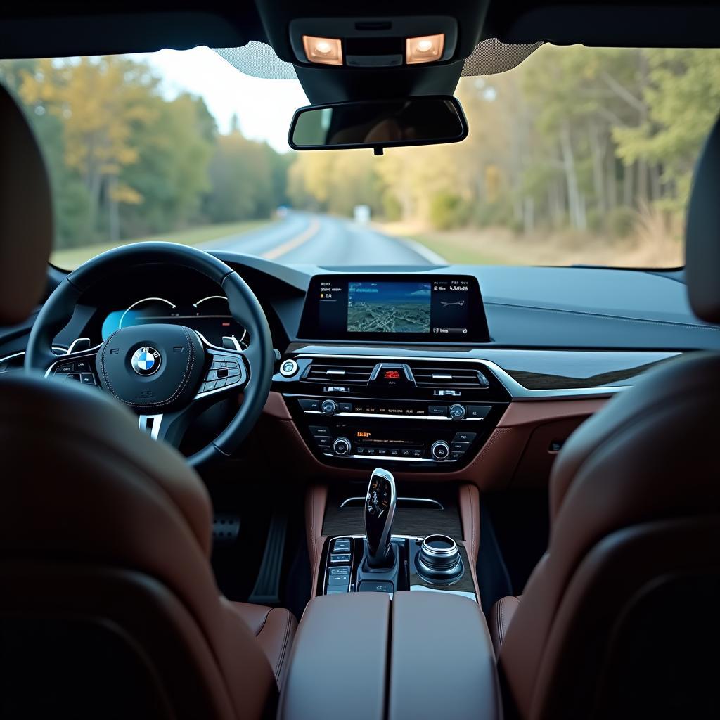 BMW 520d: Modernes Cockpit und Multifunktionslenkrad