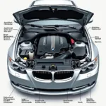 BMW E91 320d Motor und Leistung