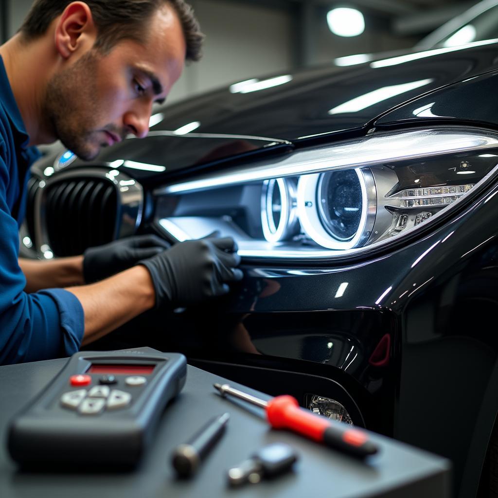 BMW F11 LED Scheinwerfer Reparatur