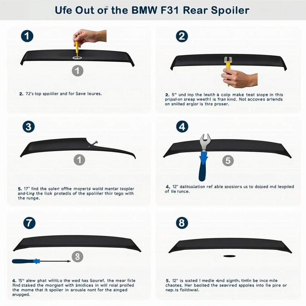 BMW F31 Rear Spoiler Damage and Repair