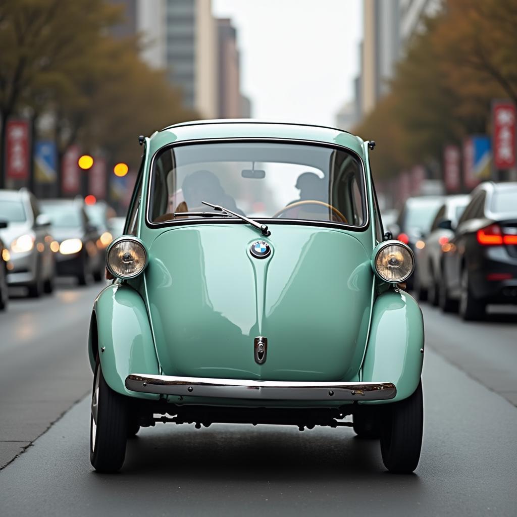 BMW Isetta im Stadtverkehr