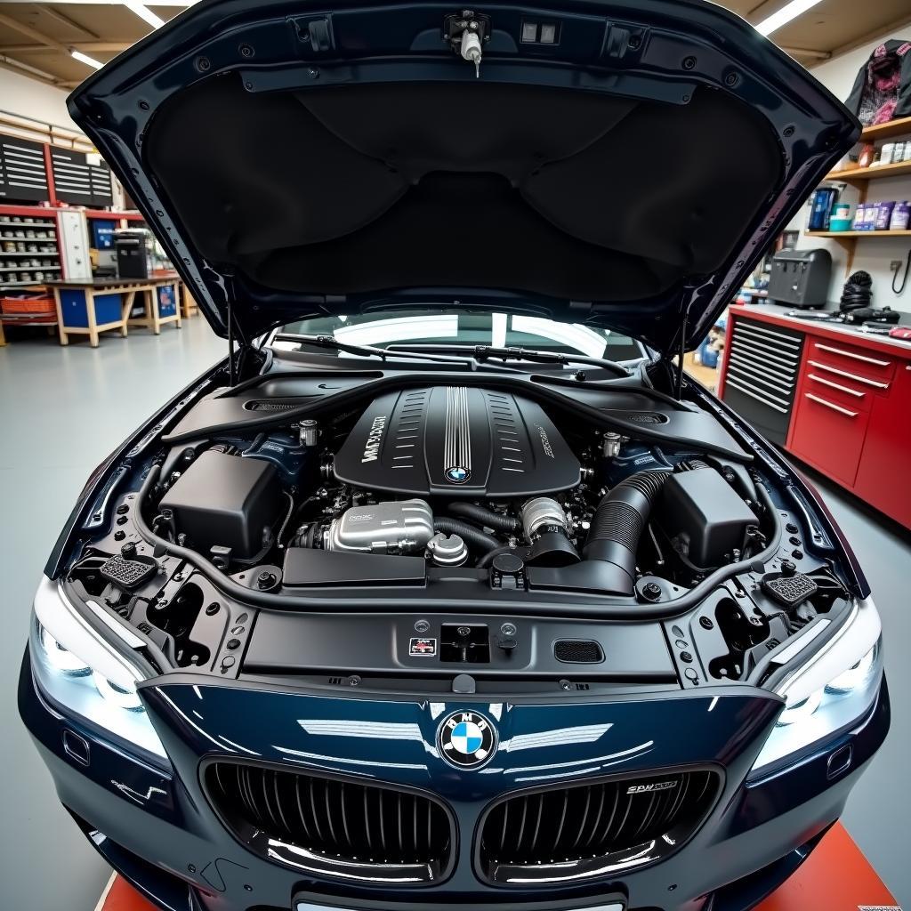 BMW M5 Motorraum Paderborn