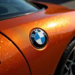 BMW Sunset Orange Metallic Lackierung: Ein Blickfang auf der Straße