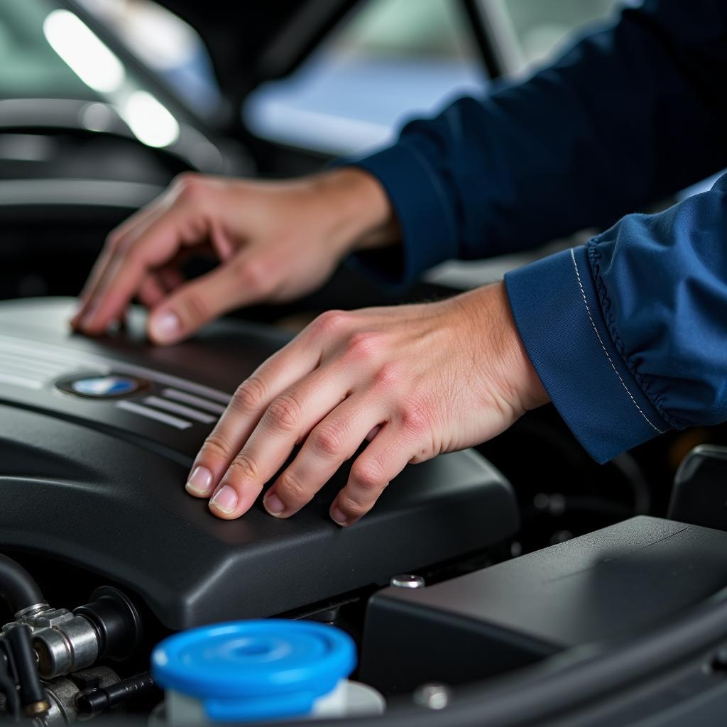 Motorcheck beim gebrauchten BMW X3 in München