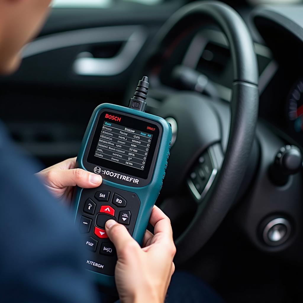 Bosch Motortester Diagnosegerät