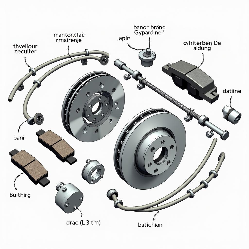 Bra Cars Bremssystem Komponenten
